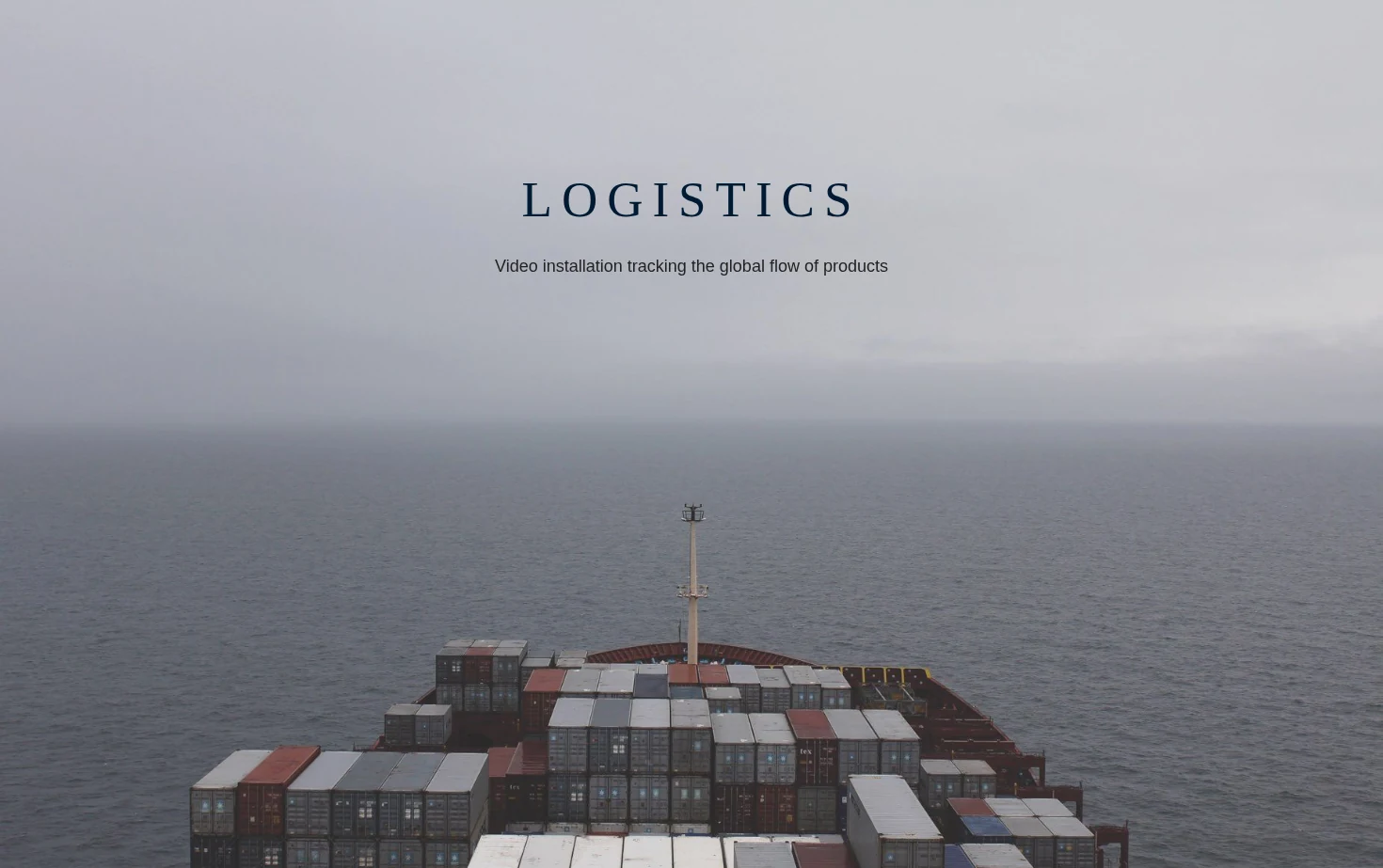 Logistics Art Project 页面快照